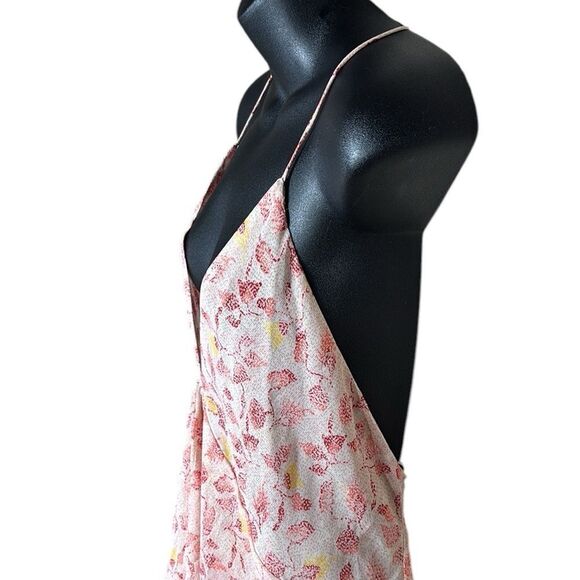 Zara women’s xl piper dress babydoll tiered strappy mini floral abstract chiffon - Picture 6 of 10